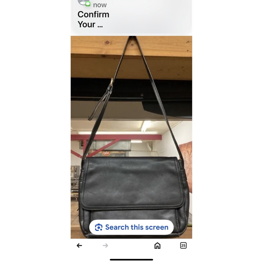 Black Giani Bernini Leather Nappa Bag